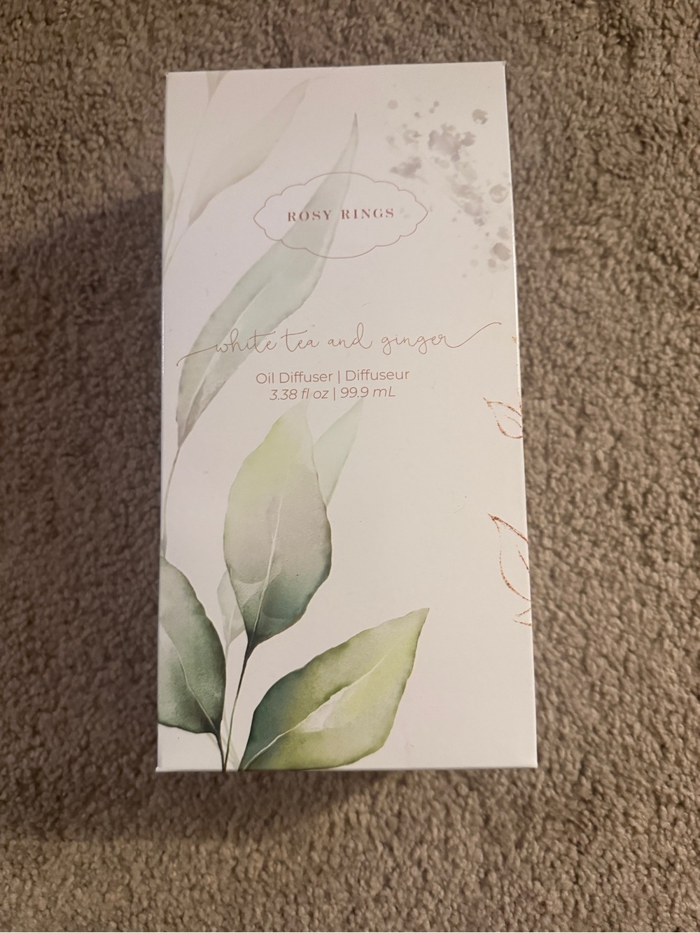 White Tea and Ginger Oil Diffuser - Green